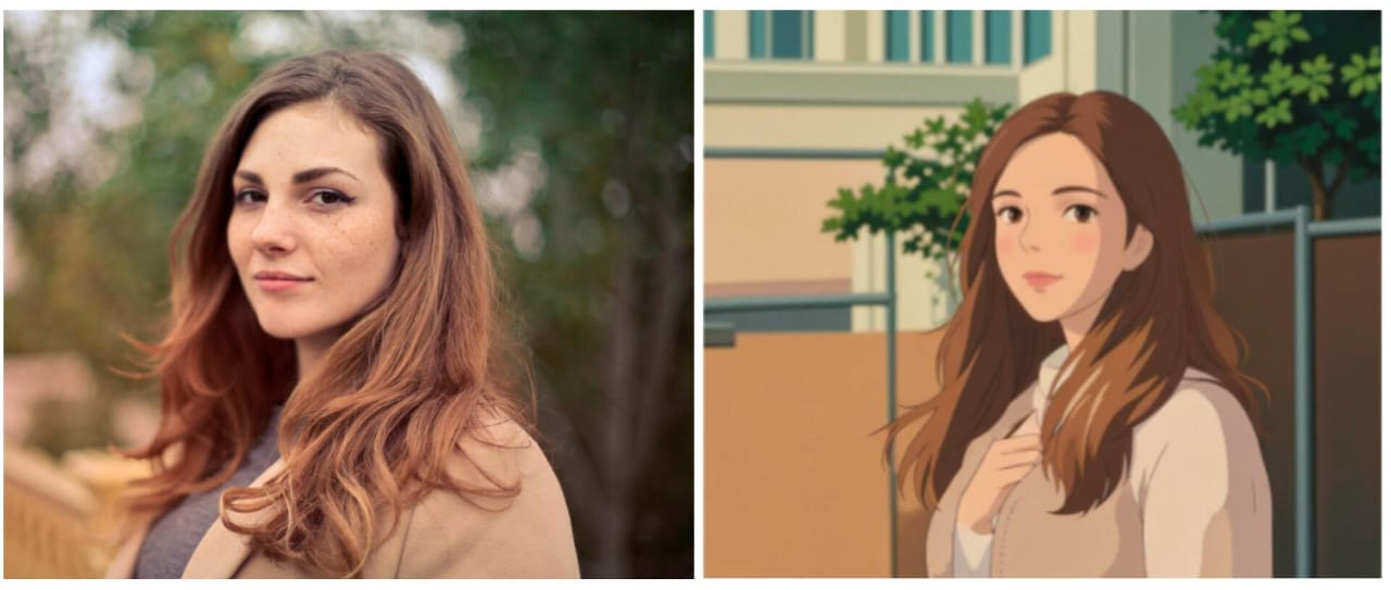 example of ghibli converted image