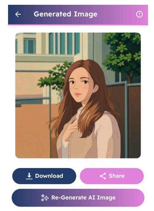 re-generate ghibli image